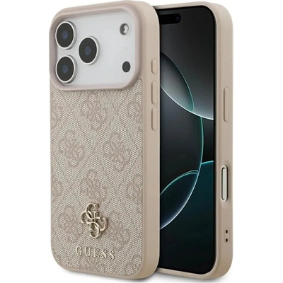 GUESS Калъф Guess 4G Small 4G and Classic MagSafe за iPhone 17 Pro - Розов