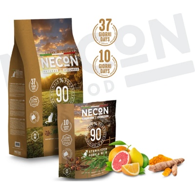 NECON Монопротеинова храна за кастрирани котки - свинско с ориз