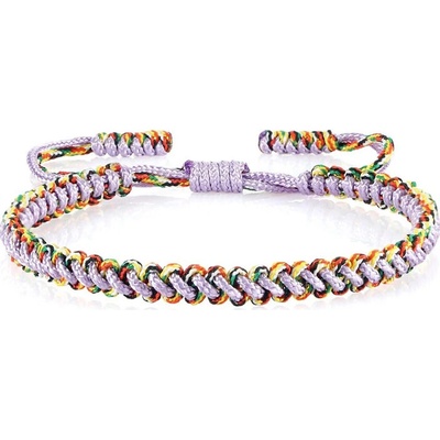 BudNej tibetský náramek pro štěstí fialový MN1921