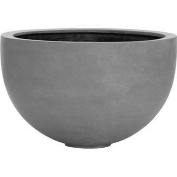 PotteryPots Kvetináč Bowl, sivý 38 x 60 cm