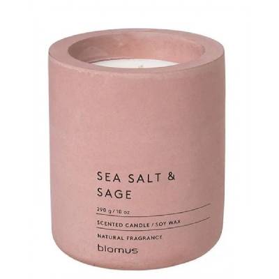 Ароматна свещ FRAGA размер L - цвят Withered Rose - аромат Sea Salt & Sage (BLOMUS 65656)