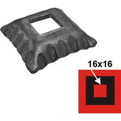 EKOfence Rozeta 50x50, 17x17, h13mm 6696