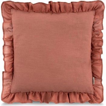 Takoy TERRA COLLECTION ľanová MOROCCO s bavlneným volánom-HF-405411 45 x 45 cm