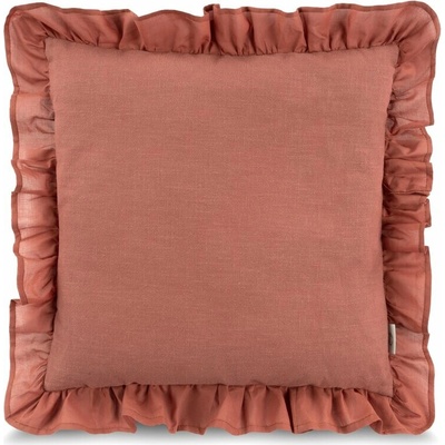 Takoy TERRA COLLECTION ľanová MOROCCO s bavlneným volánom-HF-405411 45 x 45 cm