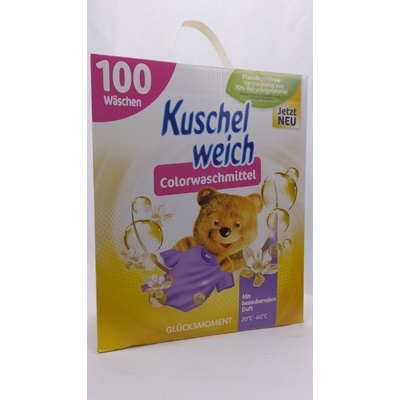 Kuschelweich Waschmittel Glücksmoment Color Prášek na praní se svěží vůní 100 PD