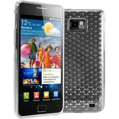 Samsung Galaxy S2 i9100 Силиконов Калъф Бял + Протектор