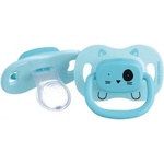 Bebeconfort Силиконови залъгалки Bebe Confort - Reversible, 2 броя, 6-18м, Minimalist Animals Blue (3104202020) - ozone