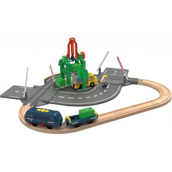 Playtive Dřevěná železnice Policie Překladiště překladiště