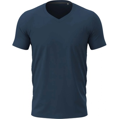 Stedman stretch-t v-neck st9610 / Мъжка еластична тениска с v-образно деколте - тъмносиня m (st9610navm)