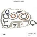 UNI-SP Гарнитури за дизелова мотофреза 7 к. с. , Yanmar L70, 178F, пълен к-т (UNI-01013220)