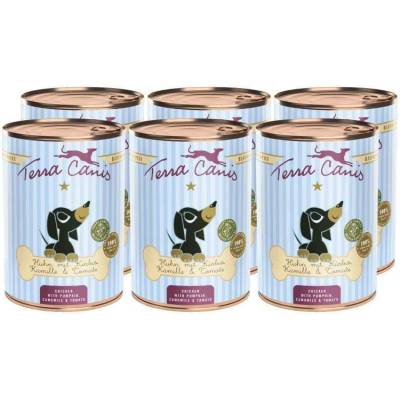 Terra Canis Puppy Chicken with pumpkin camomile & tomato 6 x 400 g