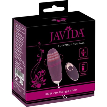 Javida cordless, radio, rotating beaded vibrating egg