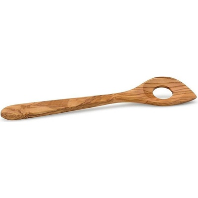 Vařečka s otvorem Olivové dřevo 30 cm - Continenta – Zboží Dáma