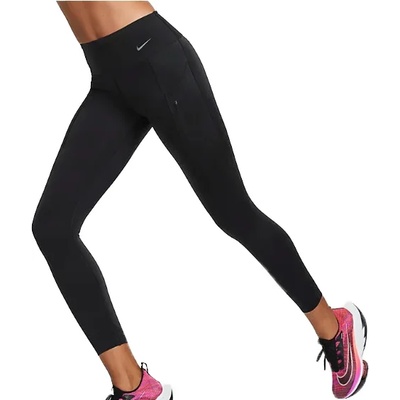 Nike Клинове Nike Dri-FIT Go Women s Firm-Support Mid-Rise 7/8 Leggings with Pockets Черен Velikost XS