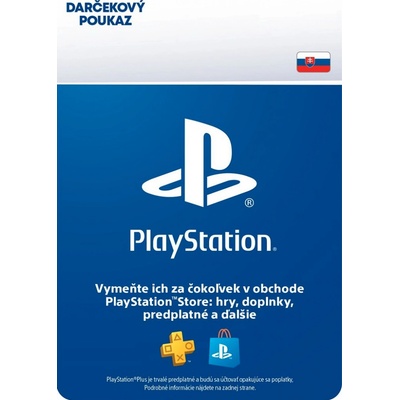 PlayStation dárková karta 150 € SK