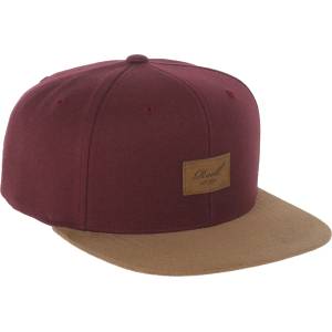 Reell Шапка с козирка Reell Suede Cap - Maroon - размер One Size (204-6299-0511)