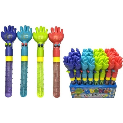 Bublifuk Ruka s ohýbacími prstami 24cm rôzne farby