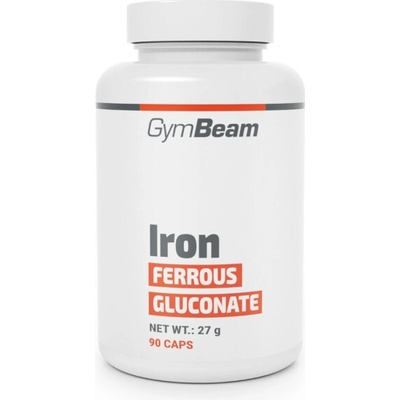 GymBeam Glukónan železnatý 90 kapsúl