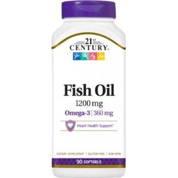 21st Century Fish Oil 1200 mg [90 Гел капсули]
