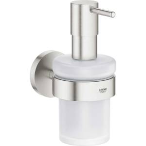 GROHE Essentials - Дозатор за течен сапун с държач, суперстомана 40448DC1 (40448DC1)
