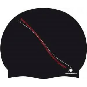 Aqua sphere плувна шапка aqua sphere dakota cap черно/червен