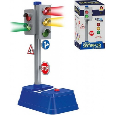 City Collection Set semafor se značkami, 24x14 cm