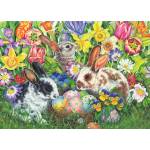 Cobble Hill - Puzzle Easter Bunnies 350 - 350 piese