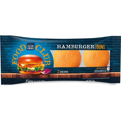 Nutrifree Hamburger housky XS 110g bez lepku 3 x 36,67 g