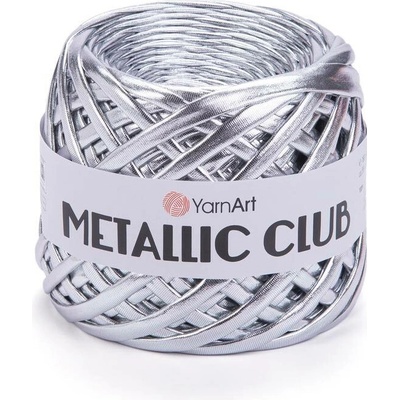 Yarn Art příze Metallic Club 8102 stříbrná