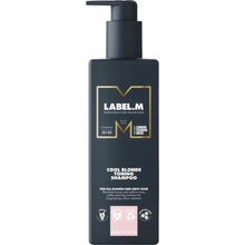 Label.M Cool Blonde Toning Shampoo tónovací šampon pro platinově blond a šedivé vlasy 300 ml