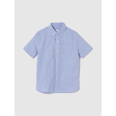 GAP Children's Shirt Oxford Boys svetlomodrá