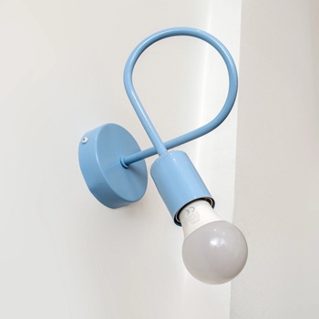 Helam Стенно осветително тяло OXFORD 1xE27/15W/230V синьо (HE1745)