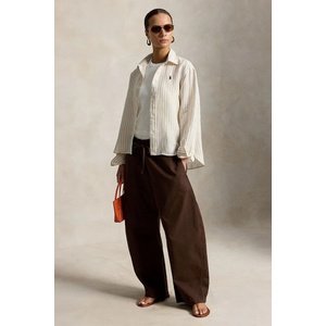 Ralph Lauren риза дамска от лен LINEN-LSL-BFS (211935130504)