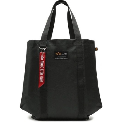 Alpha Industries Дамска чанта Alpha Industries Label Shopping Bag 106943 Black 03 (Label Shopping Bag 106943)