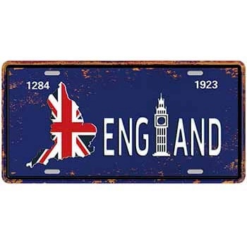 Ceduľa značka England