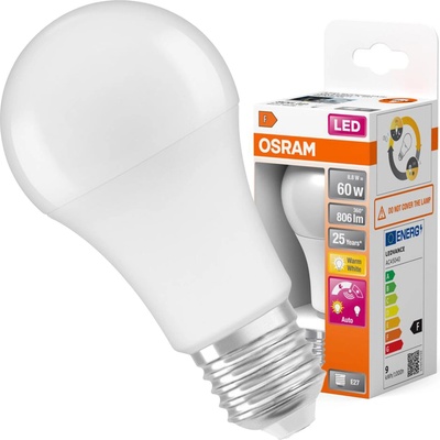 Osram LED žárovka , A60, E27, 9 W, 806 lm, 2700 K