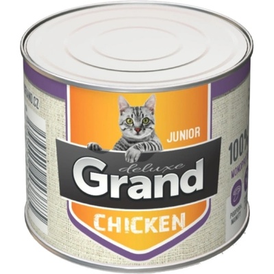 Grand Deluxe 100% KUŘECÍ pro kočku Junior 180 g