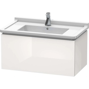 Duravit L-Cube - Шкафче за умивалник 41x82x47 см, 1 чекмедже, лъскаво бяло LC616502222 (LC616502222)