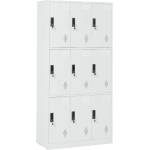 Carmen Метален шкаф Carmen CR-1244 GR - сив - BestPC