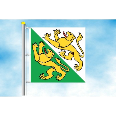 LIBEA, s.r.o. Thurgau vlajka Rozměr: 30×45 cm, Uchycení: Karabiny na stožár