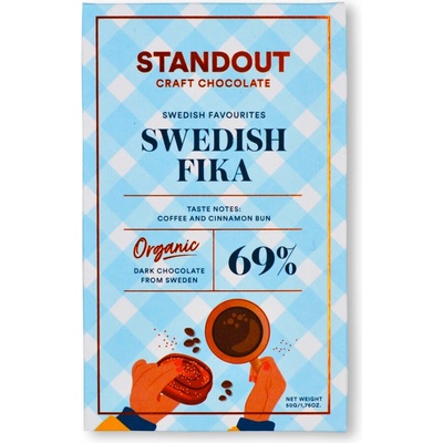 Standout Chocolate 69% hořká Swedish fika bio 50 g
