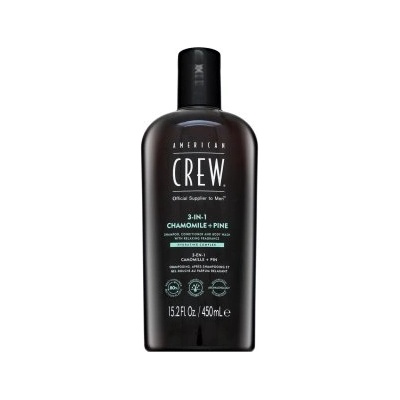 American Crew 3-in-1 Chamolie + Pine шампоан, балсам и душ гел 450 ml
