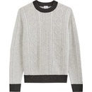 Celio pletený svetr Verybest se vzorem šedá