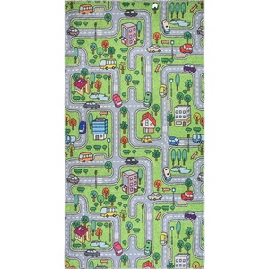 Vitaus Зелен детски килим 120x180 cm Green Neighborhood - Vitaus (KRN-KID-1019-120x180)