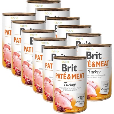 Brit Консерва Brit Paté & Meat Турция 12 x 400 г