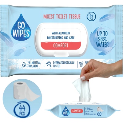 GoWipes Comfort vlhčený 44 ks