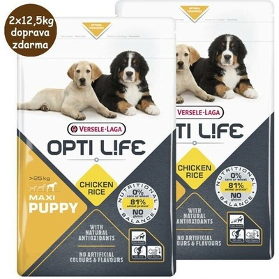 Versele-Laga Opti Life Puppy Maxi 2 x 12,5 kg