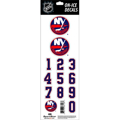 Sportstape ALL IN ONE HELMET DECALS - NEW YORK ISLANDERS