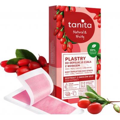 Tanita Pásky voskové na tělo s extraktem z Goji 12ks