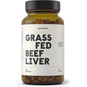Nutriest Grass Fed Beef Liver, 240 капсули, Nutriest (041983 NUTRS)